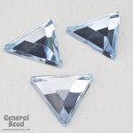 13mm Light Sapphire Faceted Triangle Cabochon-General Bead