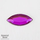 7mm x 15mm Fuchsia Navette-General Bead
