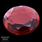 25mm Pink Faceted Round Cabochon #3901-General Bead