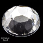 15mm Crystal Faceted Round Cabochon-General Bead