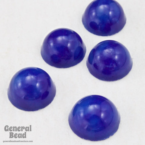 7mm Faux Lapis Lazuli Cabochon-General Bead