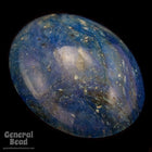 18mm x 25mm Faux Lapis Lazuli Oval Cabochon-General Bead