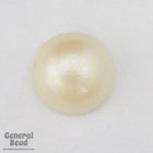 12mm Off White Pearl High Dome Cabochon-General Bead