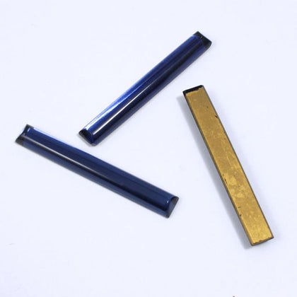 40mm Dark Sapphire Long Bar Cabochon #XS26-D-General Bead