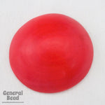 30mm Red Wood Round Cabochon-General Bead