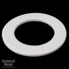 50mm White Open Circle Blank (4 Pcs) #3961-General Bead