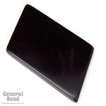 25mm x 40mm Black Parallelogram Blank-General Bead