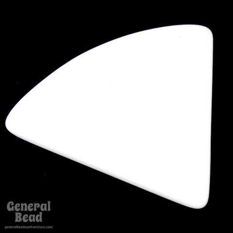 45mm White Wedge Blank-General Bead