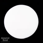 30mm Opaque White Circle Blank (2 Pcs) #3984-General Bead