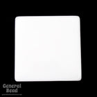 40mm White Square Blank-General Bead