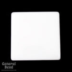 40mm White Square Blank-General Bead