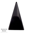 35mm x 65mm Black Triangle Blank (2 Pcs) #3995-General Bead