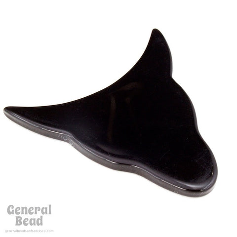 30mm x 35mm Black Steer Head Blank-General Bead
