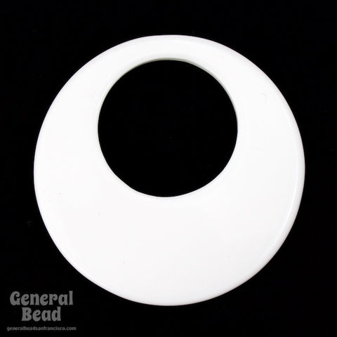 52mm Opaque White Hoop Blank-General Bead