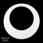 65mm Opaque White Hoop Blank #4012-General Bead