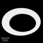 65mm Opaque White Hoop Blank #4012-General Bead
