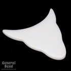 30mm x 35mm White Steer Head Blank-General Bead