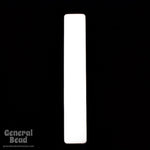 13mm x 75mm White Bar Blank (2 Pcs) #4026-General Bead