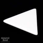 35mm White Triangle Blank (4 Pcs) #4032-General Bead