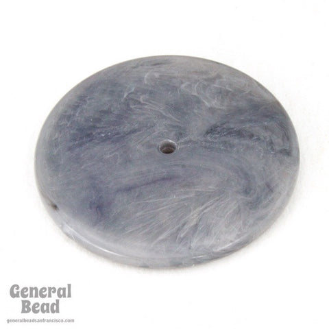 28mm Marbled Grey Disc-General Bead