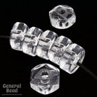 14mm Clear Lucite Hexagon Bead (10 Pcs) #4043-General Bead
