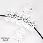 14mm Clear Lucite Hexagon Bead (10 Pcs) #4043-General Bead