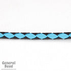 36" Black/Turquoise Bolo Cord-General Bead