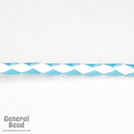 36" White/Turquoise Bolo Cord-General Bead