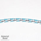 36" Turquoise/Metallic Silver Bolo Cord #4062
