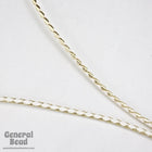 36" White/Metallic Gold Bolo Cord #4068