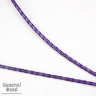 36" Black/Metallic Purple Bolo Cord-General Bead