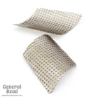 25mm x 32mm Steel Perforated Curled Diamond-General Bead