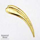 72mm Gold Tone Tapered Leaf #4096-General Bead