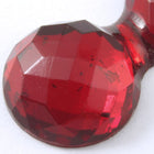 15mm x 30mm Double Bubble Faceted Ruby Cabochon #XS34-F-General Bead