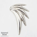 50mm Silver Tone Tropical Leaf Charm (2 Pcs) #4100-General Bead