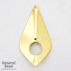 40mm Gold Kite Drop (4 Pcs) #4104-General Bead