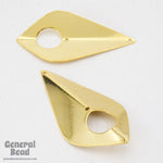 40mm Gold Kite Drop (4 Pcs) #4104-General Bead