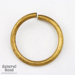 32mm Vintage Raw Brass Tubular Ring (4 Pcs) #4109-General Bead