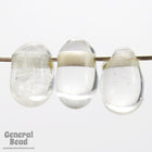 7mm x 10mm Clear Irregular Teardrop (50 PcS) #4141-General Bead