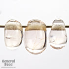 7mm x 10mm Transparent Light Pink Irregular Teardrop (50 Pcs) #4143-General Bead
