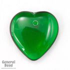 15mm Emerald Heart Pendant-General Bead
