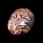 30mm x 40mm Bronze and Blue Oval Cabochon #XS32-G-General Bead