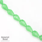 7mm x 10mm Opal Peridot Faceted Pear Drop Strand-General Bead
