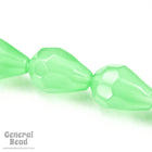 7mm x 10mm Opal Peridot Faceted Pear Drop Strand-General Bead