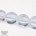 8mm Transparent Color-Shift Alexandrite Flat Circle Bead Strand-General Bead