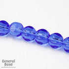 5mm Transparent Sapphire Beveled Cube Bead Strand-General Bead