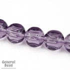 6mm Transparent Tanzanite Beveled Cube Bead Strand-General Bead