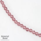 4mm Transparent Light Amethyst Faceted Round Bead Strand-General Bead