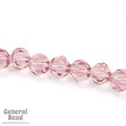 4mm Transparent Light Amethyst Faceted Round Bead Strand-General Bead