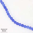 4mm Transparent Sapphire Faceted Round Bead Strand-General Bead